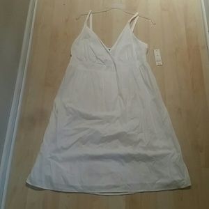 White Linen Dress